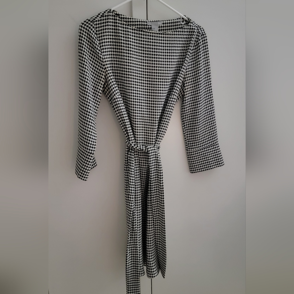 H&M midi dress with belt